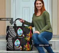 Guam Travel Bag - Custom Personalised Seal Spiral Polynesian Patterns - Polynesian Pride