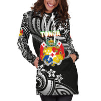 Mate Ma'a Tonga Rugby Women's Hoodie Dress Polynesian Unique Vibes - Black - Polynesian Pride