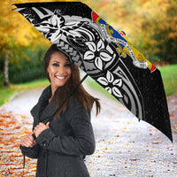 Mate Ma'a Tonga Rugby All Over Print Umbrellas Polynesian Unique Vibes - Black - Polynesian Pride