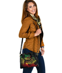 Polynesian Shoulder Handbag - Reggae Shark Polynesian Tattoo - Polynesian Pride