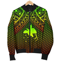 Polynesian Papua New Guinea Personalised Men's Bomber Jacket - Reggae Vintage Polynesian Patterns - Polynesian Pride