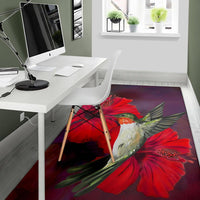 Hibiscus Hummingbird Area Rug AH - Polynesian Pride