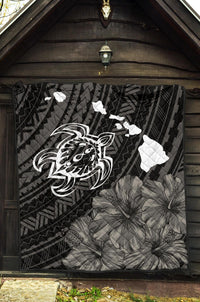 Hawaii Sea Turtle Is Swimming Toward Premium Quilt - Polynesian Pride