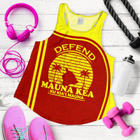 Mauna Kea Women's Racerback Tank 07 Red - Polynesian Pride