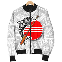 American Samoa Polynesian Men's Bomber Jacket - Fagasa - Polynesian Pride