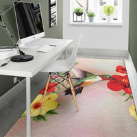Hibiscus Bird Area Rug AH - Polynesian Pride