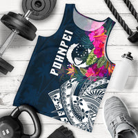 Pohnpei Men's Tank Top - Pohnpei Summer Vibes Blue - Polynesian Pride