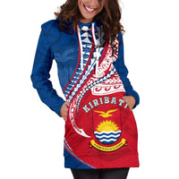 Kiribati Women's Hoodie Dress Kanaloa Tatau Gen KI - Polynesian Pride