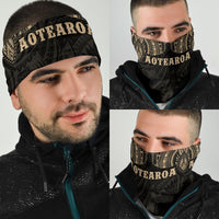 Aotearoa Maori Tattoo Bandana K4 Gold - Polynesian Pride
