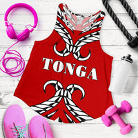 Tonga Tribal Pattern Women Tank Top - Polynesian Pride