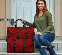 Polynesian Symmetry Red Hawaii Travel Bag - Polynesian Pride
