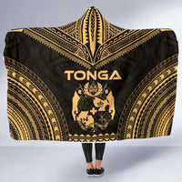 Tonga Polynesian Chief Hooded Blanket - Gold Version - Polynesian Pride