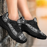 American Samoa Chunky Sneakers - Polynesian Chief Black Version - Polynesian Pride