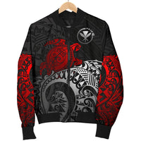 Polynesian Hawaii Bomber Jacket (Men) - Polynesian Turtle (Red) - Polynesian Pride