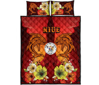 Niue Quilt Bed Sets - Tribal Tuna Fish - Polynesian Pride
