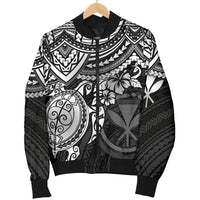 Polynesian Hawaii Bomber Jacket (Men) - White Turtle - Polynesian Pride