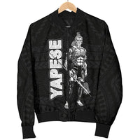 Yap Polynesian Men's Bomber Jacket - Micronesia Yapese Warrior - Polynesian Pride
