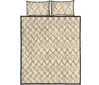 Hawaii Quilt Bed Set Leaves Seamless Pattern AH - Polynesian Pride