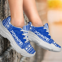 Pohnpei Chunky Sneakers - Polynesian Chief Flag Version - Polynesian Pride