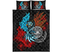 American Samoa Quilt Bed Set - Polynesian Eagle - Polynesian Pride