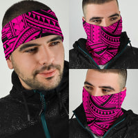 Polynesian Lines Tatau Pink Unisex Bandana - Polynesian Pride