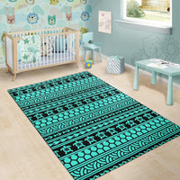 Hawaii Area Rug Polynesian Tattoo Tribal AH - Polynesian Pride