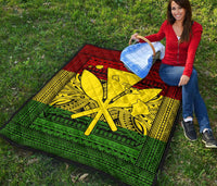 Hawaii Polynesian Kanaka Maoli Premium Quilt - Polynesian Pride