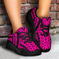 Polynesian Tradition Pink Chunky Sneakers - Polynesian Pride