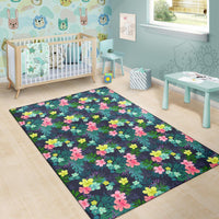 Tropical Hibiscus Rug - Polynesian Pride
