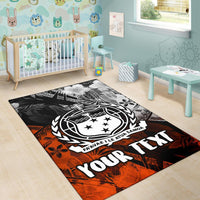 Samoa Polynesian Personalised Area Rug - Vintage Polynesian Style - Polynesian Pride