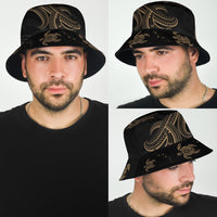 Polynesian Bucket Hat - Gold Turtle - Polynesian Pride