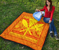 Hawaii Polynesian Kanaka Maoli Premium Quilt - Polynesian Pride