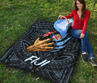 Fiji Premium Quilt - Fiji In Me (Blue) - Polynesian Pride