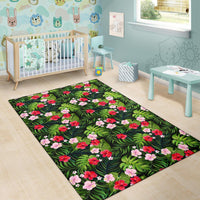 Tropical Flower Mix Rug - Polynesian Pride
