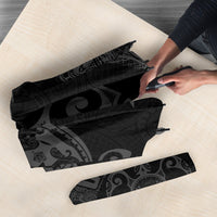 Guam Umbrella Turtle Coat of Arms Polynesian Pattern Gray Umbrella One Size Gray - Polynesian Pride