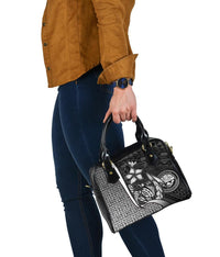 Federated States of Micronesia Shoulder Handbag White - Turtle With Hook - Polynesian Pride