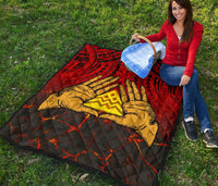 Hawaii Quilt - Premium Quilt - Protect Mauna Kea - Polynesian Pride
