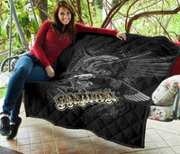 American Samoa Polynesian Eagle Premium Quilt - American Samoa Seal - Polynesian Pride