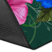 Colorful Hibiscus Area Rug - Polynesian Pride