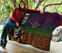 Hawaii Custom Personalised Premium Quilt - Kanaka Maoli Rocket Style - Polynesian Pride
