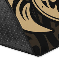 New Caledonia Area Rug - Gold Tentacle Turtle - Polynesian Pride