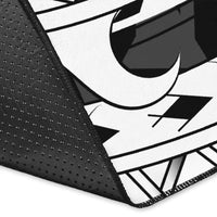 Hawaii Polynesian Turtle Rug - White - Polynesian Pride