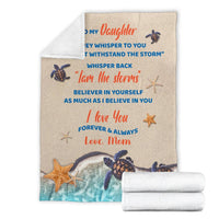 Polynesian Premium Blanket - To My Daughter - Polynesian Pride