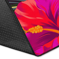 Pohnpei Area Rugs Hibiscus Polynesian Pattern - Polynesian Pride