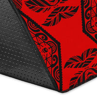 Hawaii Area Rug Polynesian Plumeria Mix AH - Polynesian Pride