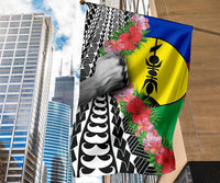New Caledonia Flag - Curve Style - Polynesian Pride
