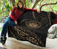 Hawaii Premium Quilt - Gold - Frida Style - Polynesian Pride