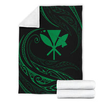 Kanaka Premium Blanket - Green - Frida Style - Polynesian Pride