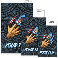 Fiji Personalised Area Rug - Fiji In Me (Blue) - Polynesian Pride