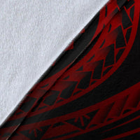 Papua New Guinea Premium Blanket - Raggiana Bird of Paradise Polynesian Patterns - Polynesian Pride